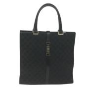 Gucci Vintage Pre-owned Canvas gucci-vskor Black, Dam