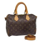 Louis Vuitton Vintage Pre-owned Canvas handvskor Brown, Dam