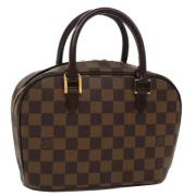 Louis Vuitton Vintage Pre-owned Canvas handvskor Brown, Dam