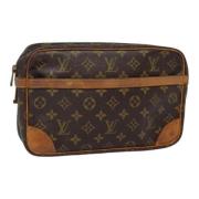 Louis Vuitton Vintage Pre-owned Canvas kuvertvskor Brown, Dam