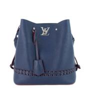 Louis Vuitton Vintage Pre-owned Laeder louis-vuitton-vskor Blue, Dam