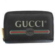 Gucci Vintage Pre-owned Laeder plnbcker Black, Dam