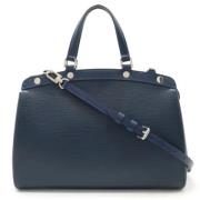 Louis Vuitton Vintage Pre-owned Laeder louis-vuitton-vskor Blue, Dam