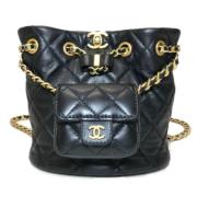 Chanel Vintage Pre-owned Laeder chanel-vskor Black, Dam