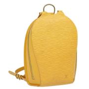 Louis Vuitton Vintage Pre-owned Laeder ryggsckar Yellow, Dam