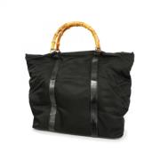 Gucci Vintage Pre-owned Nylon gucci-vskor Black, Dam