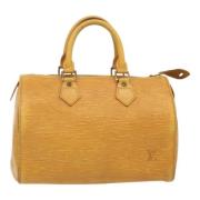 Louis Vuitton Vintage Pre-owned Laeder handvskor Yellow, Dam