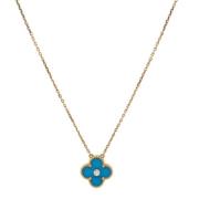 Van Cleef & Arpels Pre-owned Pre-owned Tyg halsband Blue, Dam