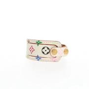 Louis Vuitton Vintage Pre-owned Laeder armband White, Dam