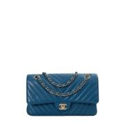 Chanel Vintage Pre-owned Laeder chanel-vskor Blue, Dam