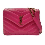 Yves Saint Laurent Vintage Pre-owned Laeder axelremsvskor Pink, Dam