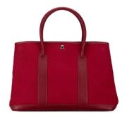 Hermès Vintage Pre-owned Canvas handvskor Red, Dam