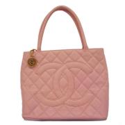 Chanel Vintage Pre-owned Laeder chanel-vskor Pink, Dam