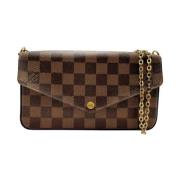 Louis Vuitton Vintage Pre-owned Canvas louis-vuitton-vskor Brown, Dam