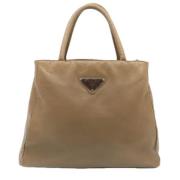 Prada Vintage Pre-owned Laeder prada-vskor Beige, Dam