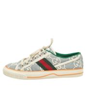 Gucci Vintage Pre-owned Denim sneakers Blue, Dam