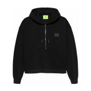 New Amsterdam Surf Association Svart Half Zip Hoodie Bomull Män Black,...