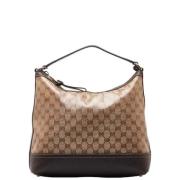 Gucci Vintage Pre-owned Canvas gucci-vskor Brown, Dam