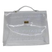 Hermès Vintage Pre-owned Vinyl handvskor White, Dam