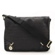 Fendi Vintage Pre-owned Canvas crossbodyvskor Black, Dam