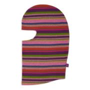 Gallo Unisex lila fleece balaclava med flerfärgade ränder Multicolor, ...