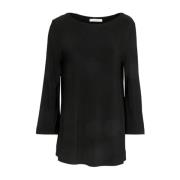 Max Mara Svarta Easywear Skjortor Black, Dam