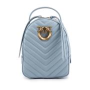 Pinko Ljusblå Love Bag Ryggsäck Blue, Dam