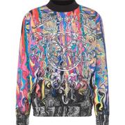 Carlo Colucci Konstnärlig Stickad Sweatshirt Multicolor, Herr