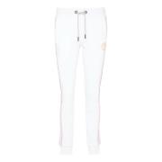 Carlo Colucci Kvinnors Unika Basic Sweatpants White, Dam