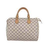 Louis Vuitton Vintage Pre-owned Canvas louis-vuitton-vskor Beige, Dam