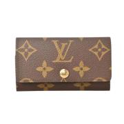 Louis Vuitton Vintage Pre-owned Canvas nyckelhllare Brown, Herr