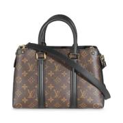 Louis Vuitton Vintage Pre-owned Canvas handvskor Black, Dam