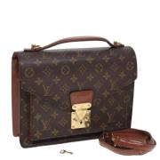 Louis Vuitton Vintage Pre-owned Canvas louis-vuitton-vskor Brown, Dam