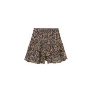 Isabel Marant Étoile Rynkade bomullsshorts med elastisk midja Black, D...