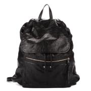 Balenciaga Vintage Pre-owned Laeder ryggsckar Black, Dam