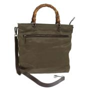 Gucci Vintage Pre-owned Nylon gucci-vskor Green, Dam