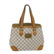 Louis Vuitton Vintage Pre-owned Canvas louis-vuitton-vskor White, Dam