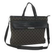 Gucci Vintage Pre-owned Canvas gucci-vskor Black, Dam