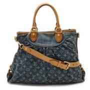 Louis Vuitton Vintage Pre-owned Canvas louis-vuitton-vskor Blue, Dam