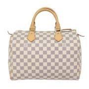 Louis Vuitton Vintage Pre-owned Canvas louis-vuitton-vskor White, Dam