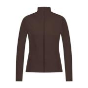 Jane Lushka Topp i teknisk jersey Brown, Dam