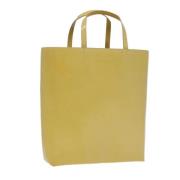 Prada Vintage Pre-owned Canvas prada-vskor Yellow, Dam