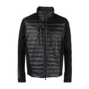 Moncler Svart Vadderad Jacka Ståkrage Black, Herr