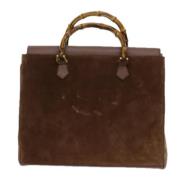 Gucci Vintage Pre-owned Mocka gucci-vskor Brown, Dam