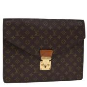 Louis Vuitton Vintage Pre-owned Canvas louis-vuitton-vskor Brown, Dam