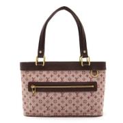 Louis Vuitton Vintage Pre-owned Canvas totevskor Pink, Dam