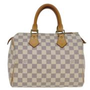 Louis Vuitton Vintage Pre-owned Canvas louis-vuitton-vskor White, Dam