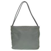 Prada Vintage Pre-owned Tyg totevskor Green, Dam