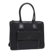 Gucci Vintage Pre-owned Canvas totevskor Black, Dam