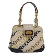 Louis Vuitton Vintage Pre-owned Canvas louis-vuitton-vskor Beige, Dam